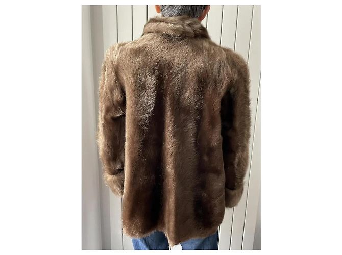Autre Marque Felljacke mit goldenen Reflexen - Ansicht 4