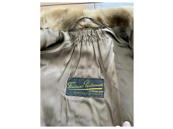 Autre Marque Felljacke mit goldenen Reflexen - Ansicht 5