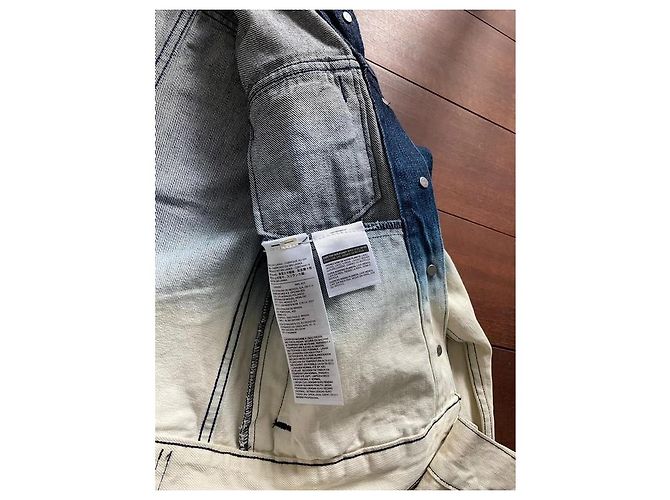 Giacca di jeans Trucker Levi's blu e bianca cotone Bianco - vista 6