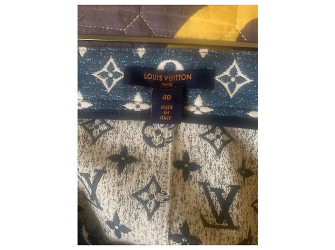 Louis Vuitton Mini gonna Blu - vista 6