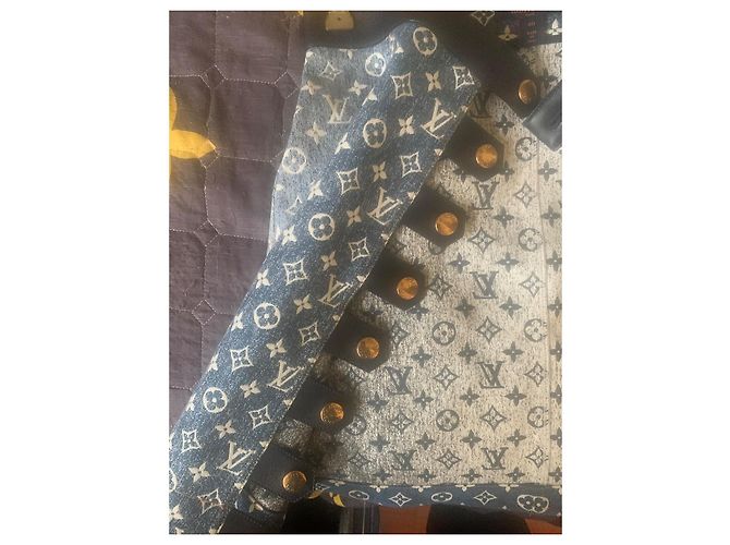 Louis Vuitton Mini gonna Blu - vista 7
