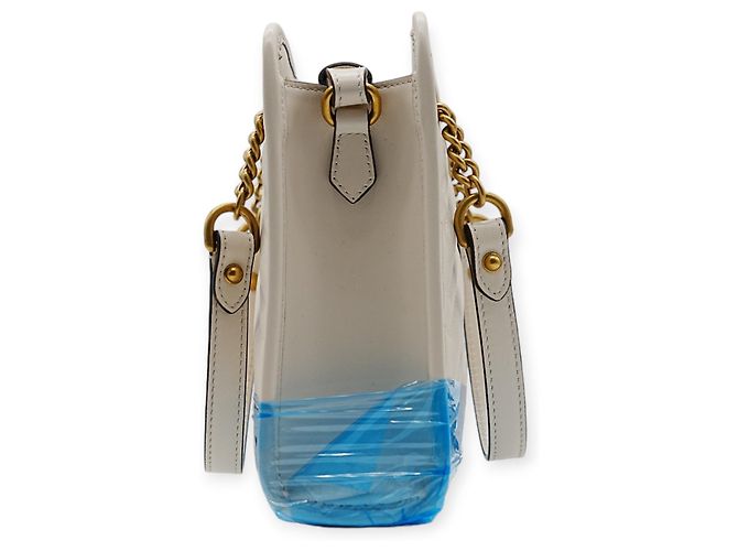Bolsa Mini Matelassé Gucci Marmont Branco - vista 4