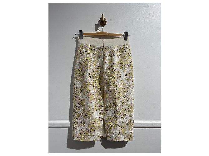 FALDA GIAMBATTISTA VALLI T.IT 40 Algodón Crudo - vista 2