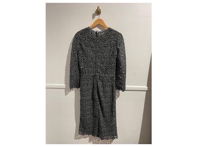 DOLCE & GABBANA Kleider T.IT 42 Wolle Grau - Ansicht 3