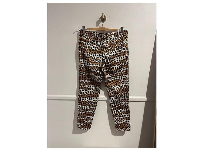 Céline CELINE Hose T.FR 38 Polyester Kamel - Ansicht 2