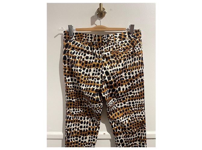 Céline CELINE Hose T.FR 38 Polyester Kamel - Ansicht 6