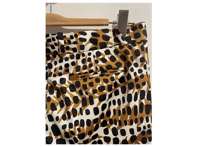 Céline CELINE Hose T.FR 38 Polyester Kamel - Ansicht 7