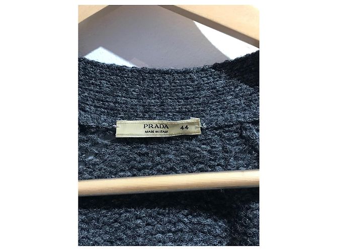 PRADA Malha T.IT 44 Lã Cinza - vista 3
