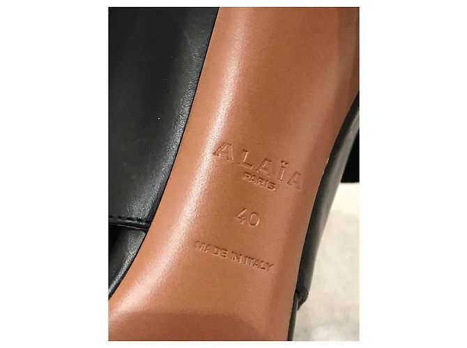 Alaïa Sandali ALAIA T.EU 40 Pelle Nero - vista 5