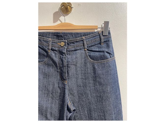 Chloé Jeans CHLOE T.FR 36 Cotone Blu - vista 2