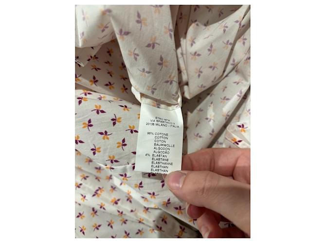 ETRO Tops T.IT 42 Algodón Blanco - vista 8