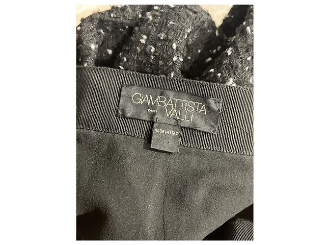 FALDA GIAMBATTISTA VALLI T.IT 40 Algodón Negro - vista 5