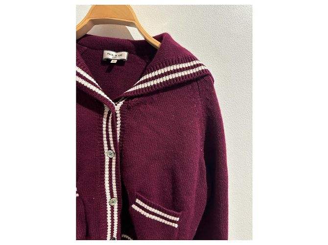 PAUL & JOE Strickwaren T.International M Wolle Bordeaux - Ansicht 2