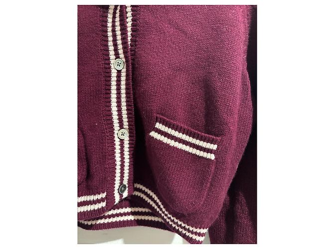 PAUL & JOE Strickwaren T.International M Wolle Bordeaux - Ansicht 3