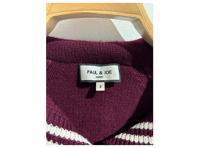 PAUL & JOE Strickwaren T.International M Wolle Bordeaux - Ansicht 4