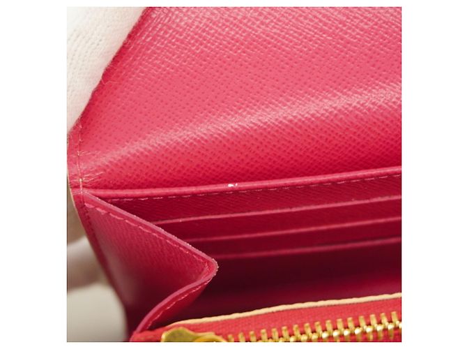 Vivienne Cartera larga Louis Vuitton Damier Azur Blanco - vista 12