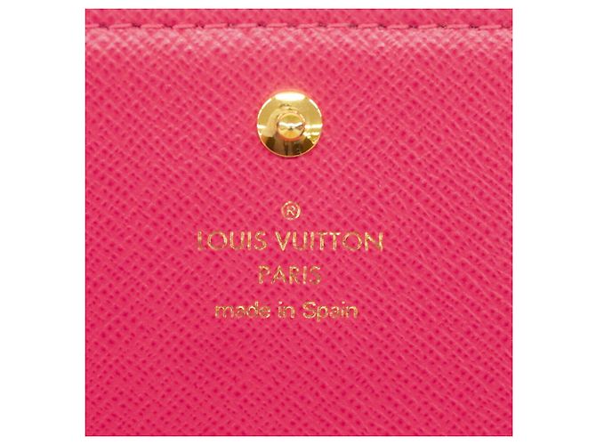 Vivienne Cartera larga Louis Vuitton Damier Azur Blanco - vista 4
