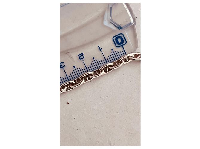Hermès Collier vintage Argenté - vue 4