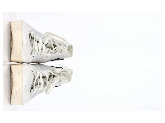 Autre Marque Baskets montantes Adidas Nizza Parley en polyester blanc - vue 11