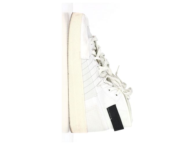 Autre Marque Baskets montantes Adidas Nizza Parley en polyester blanc - vue 13