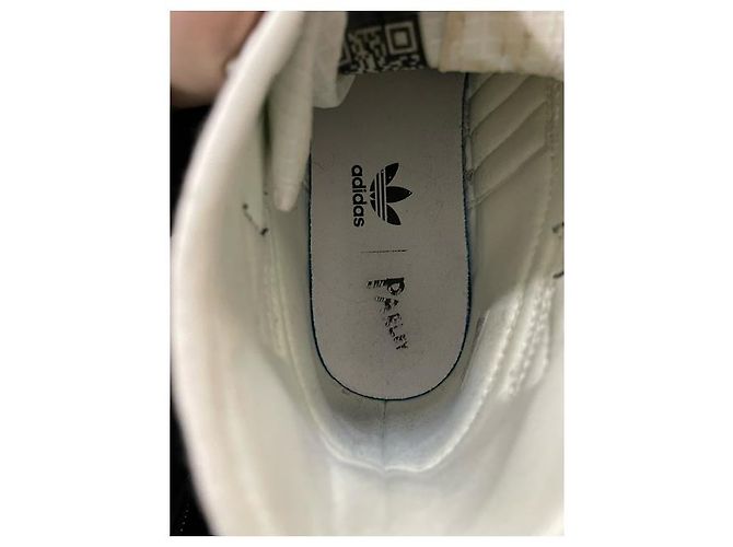 Autre Marque Baskets montantes Adidas Nizza Parley en polyester blanc - vue 15