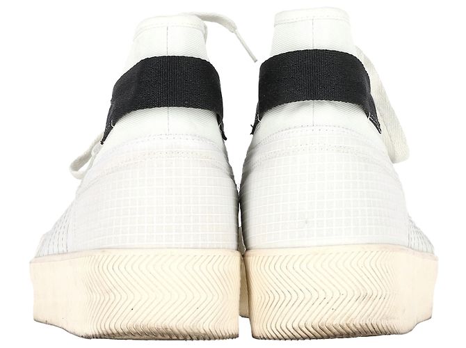 Autre Marque Baskets montantes Adidas Nizza Parley en polyester blanc - vue 4