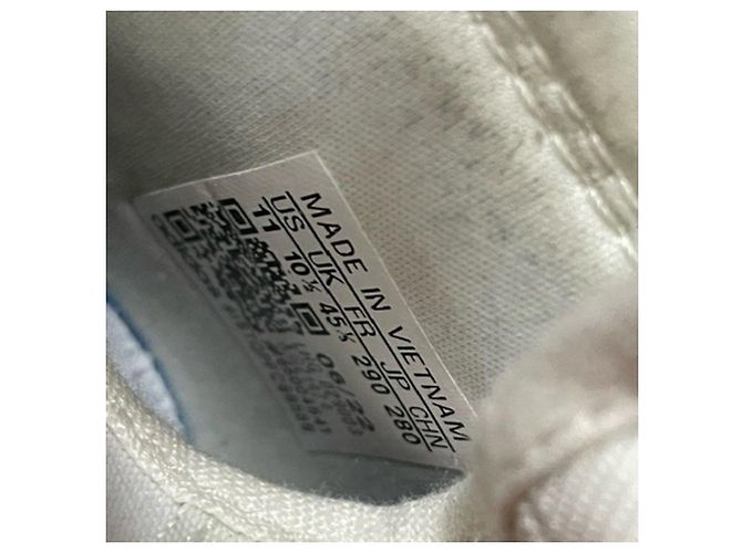 Autre Marque Baskets montantes Adidas Nizza Parley en polyester blanc - vue 8