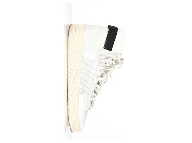 Autre Marque Baskets montantes Adidas Nizza Parley en polyester blanc - vue 9