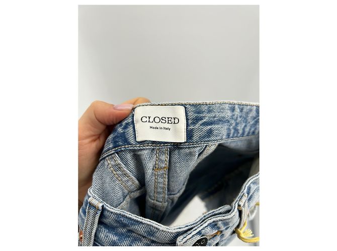 Closed Shorts chiusi T.US 24 in cotone Blu - vista 4