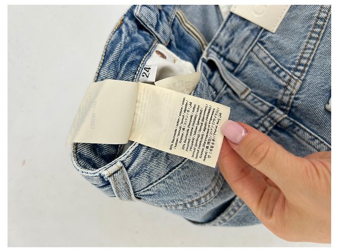 Closed Shorts chiusi T.US 24 in cotone Blu - vista 6