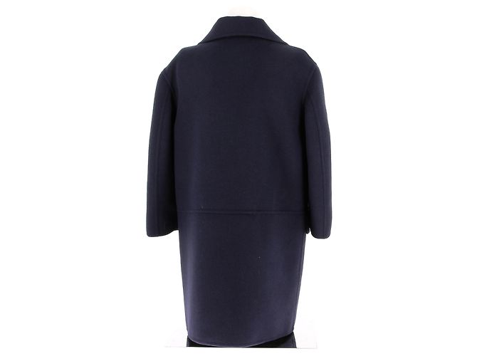 Abrigos Prada T.IT 38 de lana Azul marino - vista 2