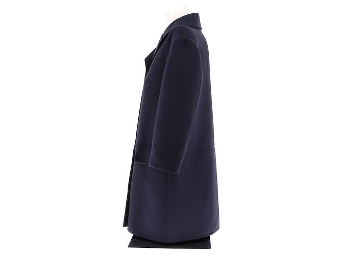 Abrigos Prada T.IT 38 de lana Azul marino - vista 4