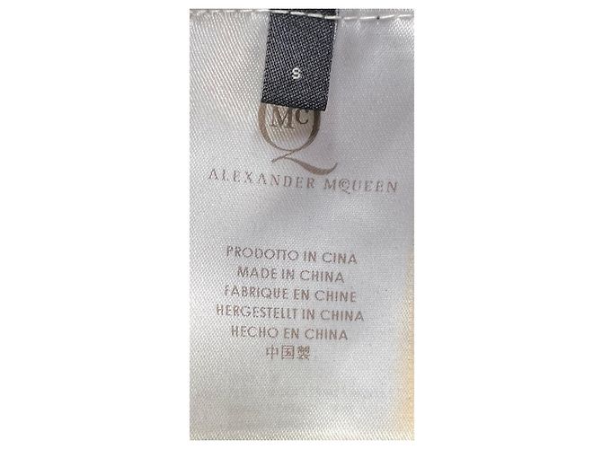 Suéter de lã preto com gola redonda impressa MCQ de Alexander McQueen - vista 15