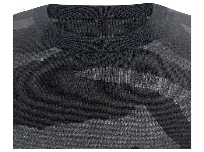Suéter de lã preto com gola redonda impressa MCQ de Alexander McQueen - vista 5