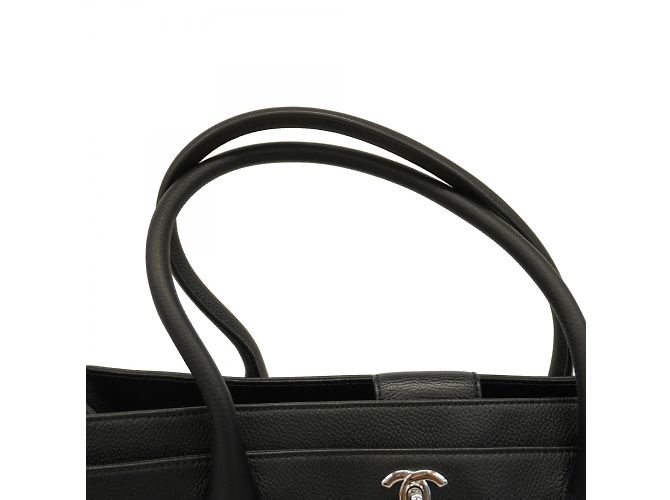 Chanel Executive Leder Tote Bag Schwarz - Ansicht 10