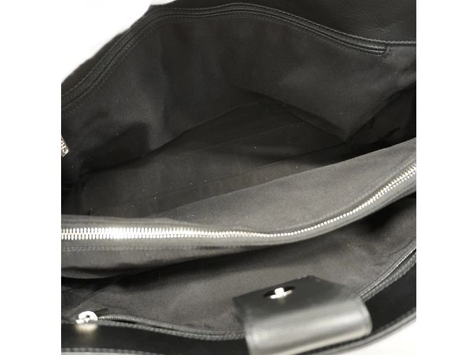Chanel Executive Leder Tote Bag Schwarz - Ansicht 4