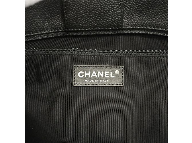 Chanel Executive Leder Tote Bag Schwarz - Ansicht 5