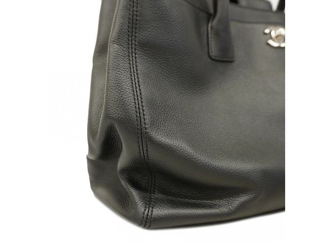 Chanel Executive Leder Tote Bag Schwarz - Ansicht 6