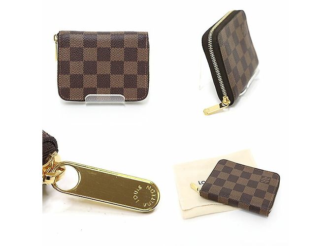 Portafoglio Zippy Louis Vuitton Rosa Damier ebene - vista 3