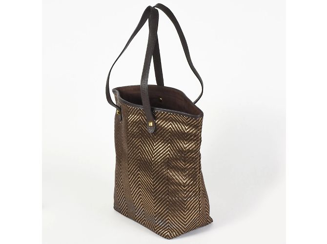Borsa Tote MM Kaba Chennai di Hermès Marrone - vista 2