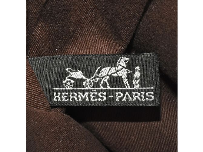 Borsa Tote MM Kaba Chennai di Hermès Marrone - vista 7