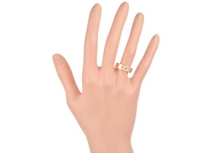 Hermès Hermes H. d'Ancre PM Ring aus Roségold mit Diamant - Ansicht 5