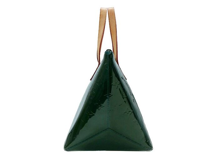 Bellevue Louis Vuitton Monogram Vernis Tote Bag Blue Green - view 5