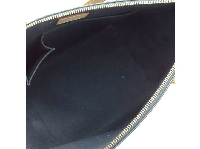Bellevue Louis Vuitton Monogram Vernis Tote Bag Blue Green - view 6