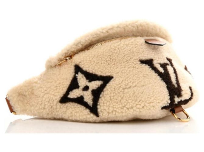 Bumbag Sac banane en shearling Louis Vuitton - vue 5