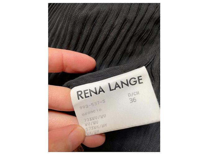 Chaqueta corta de lana con capucha naranja Rena Lange - vista 6