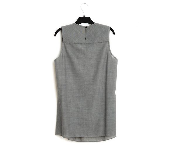 Balenciaga 2011 Top FR42 Ghesquiere Grey Wool Fold Top UK14 US12 - view 3