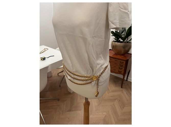 Cambon Chanel-Gürtel 3 Reihen gold Golden - Ansicht 4