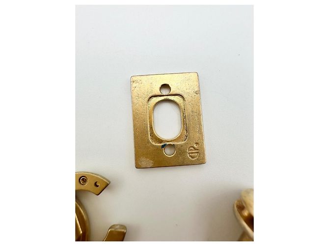 CHANEL CC Drehverschluss Schnalle antikgold Golden - Ansicht 10