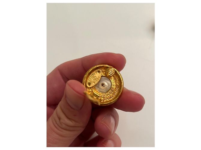 Chanel Ohrringe Gold Stahl Gold hardware - Ansicht 4